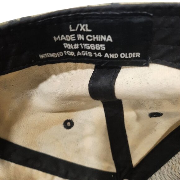 MMA Elite Camo Baseball Hat Embroidered Logo Cotton Size large - Picture 7 of 7